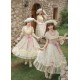 With Puji Letters and Poems-Breeze on Roses Blouse Skirt Underbust JSK OP and Sets(Pre-Order/Full Payment Without Shipping)